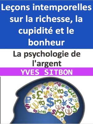cover image of La psychologie de l'argent
